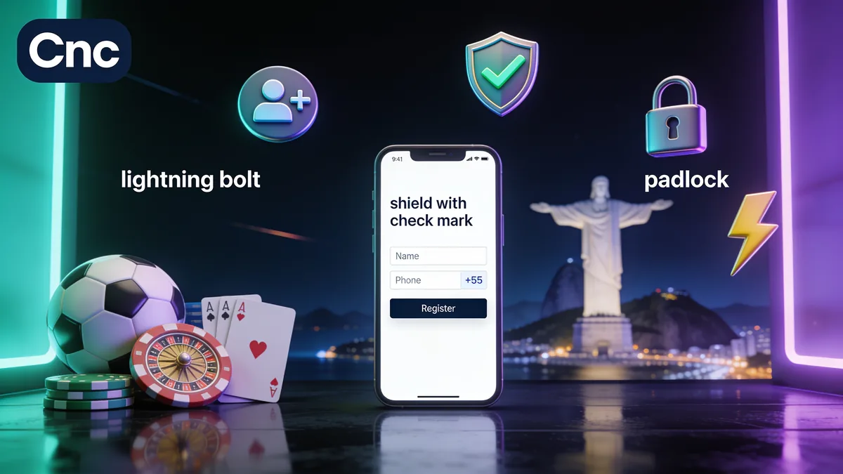 Como se Cadastrar e Fazer Login na CNCBET? for players in Brazil